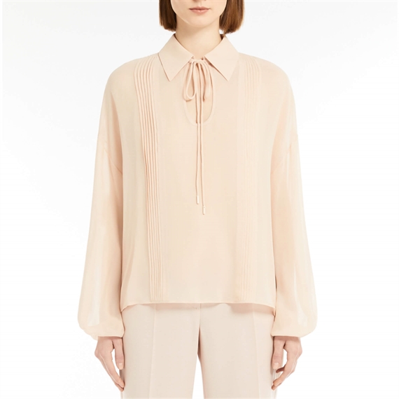 Max Mara Studio Valdai Bluse, Beige Pink